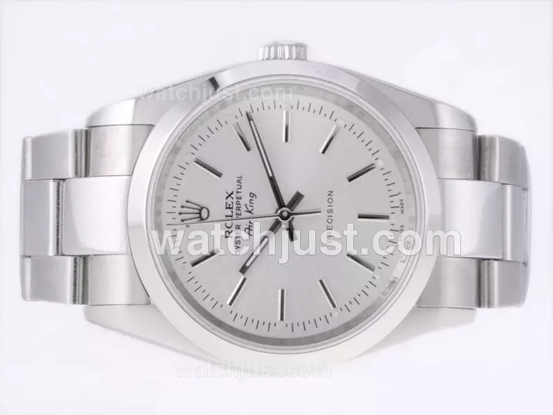 Rolex Air King Oyster Perpetual Automatic With White Dial Pant18280