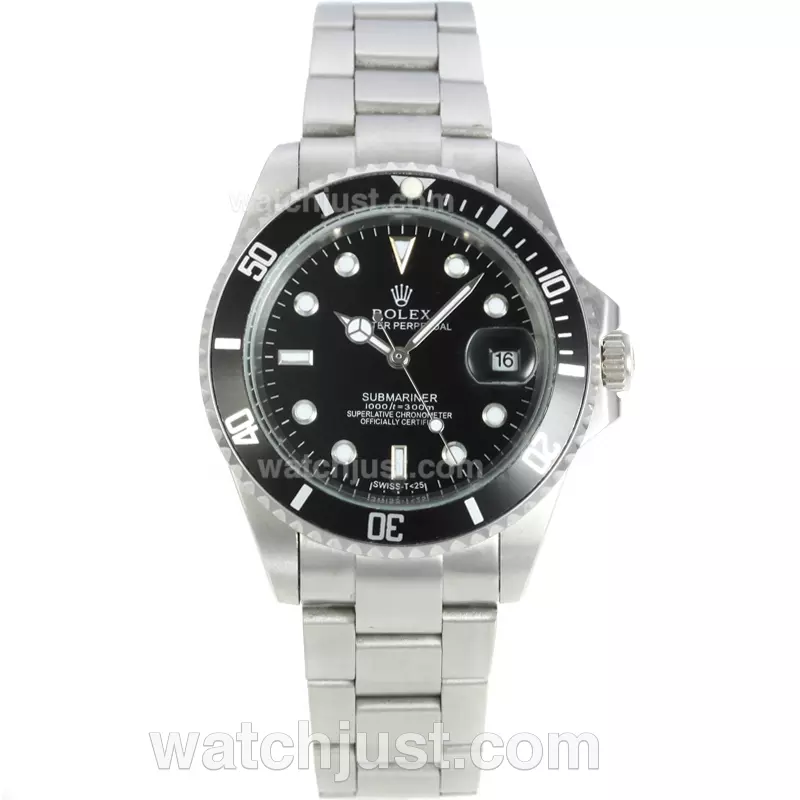 Rolex Submariner Automatic With Black Bezel And Dial Ss Pant126580