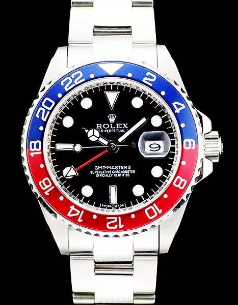 Swiss Rolex Gmt Master Ii Blue Red Black Ceramic Bezel Dial Perfect Watch Rolex3601