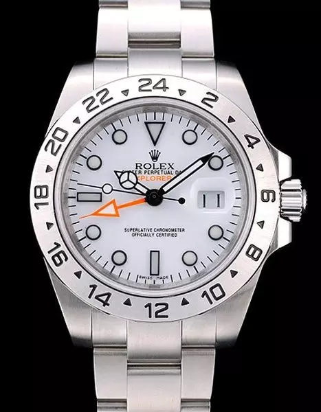 Swiss Rolex Explorer Stainless Steel White Dial Tachymeter Bezel Perfect Watch Rolex3828