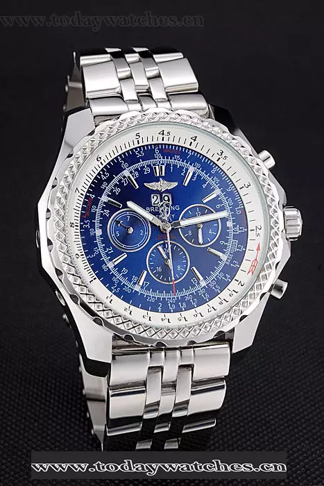 Breitling Bentley 675 Speed Blue Dial Stainless Steel Case And Bracelet Pant60111