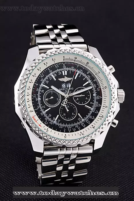 Breitling Bentley 675 Speed Black Dial Stainless Steel Case And Bracelet Pant60112
