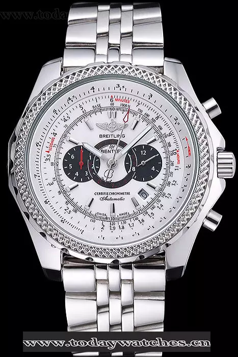 Breitling Bentley Supersports White Dial Stainless Steel Case And Bracelet Pant60117