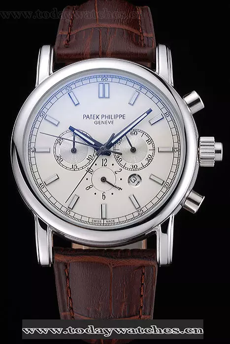 Patek Philippe Grand Complications Perpetual Calendar Stainless Steel Case White Dial Silver Pant60160