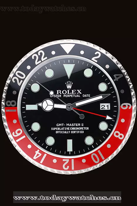 Rolex Gmt Master Ii Wall Clock Black Red Pant60370