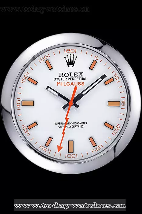 Rolex Milgauss Wall Clock Silver Pant59819
