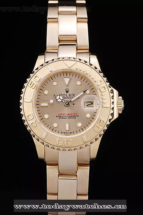 Rolex Yacht Master Gold Tachymeter Gold Dial Pant58683