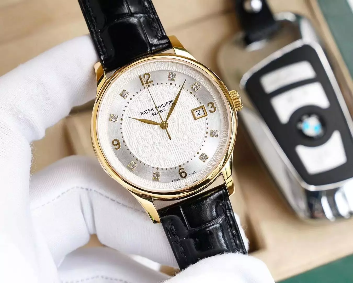 Swiss Patek Philippe With Leather Strap Paph20914