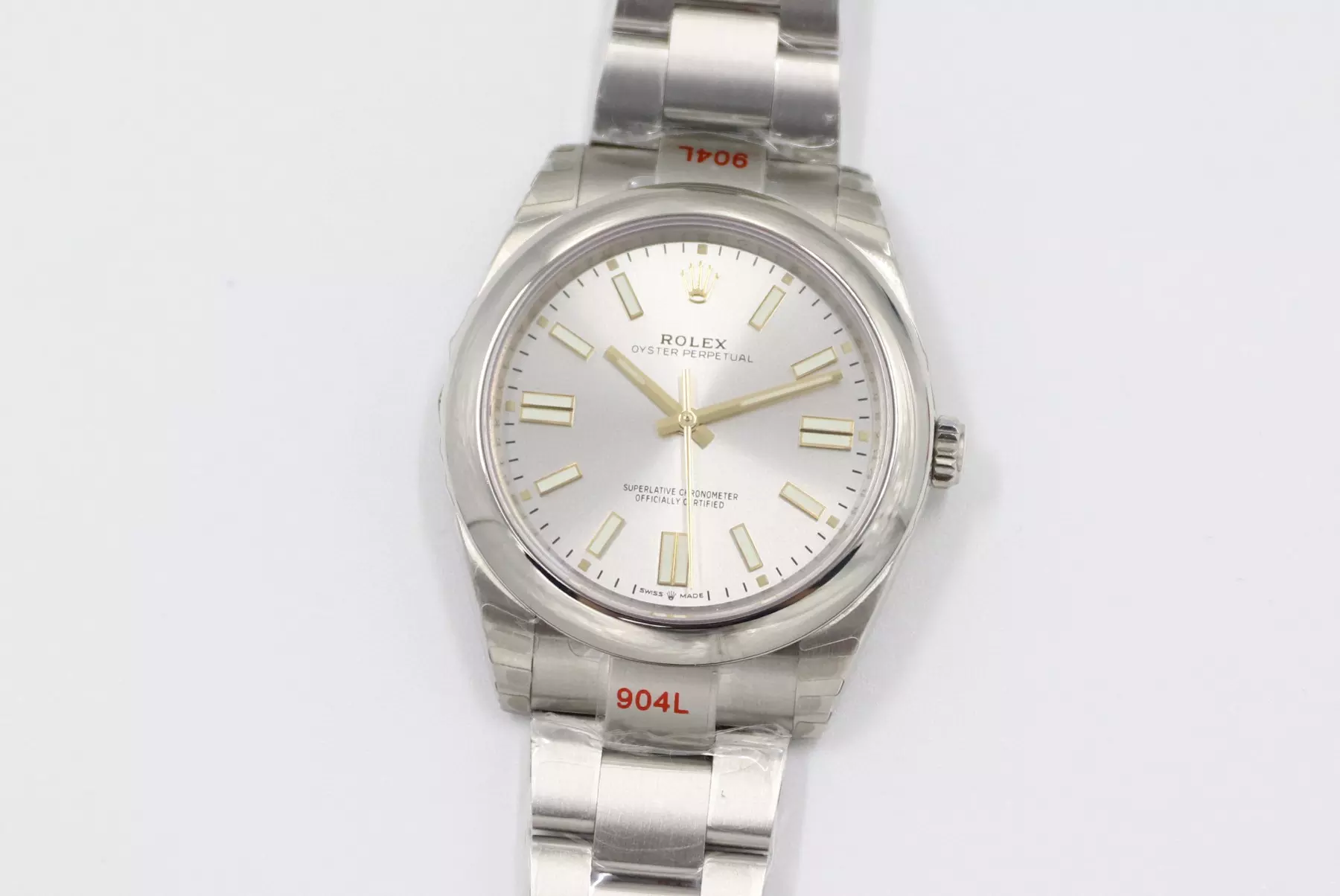 Swiss Rolex Oyster Perpetual White Dial Stainless Steel Case And Bracelet Rolex20799
