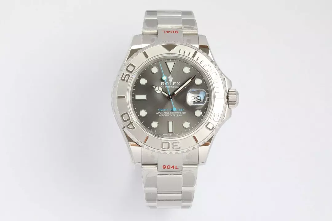 Swiss Rolex Yacht Master Grey Dial Stainless Steel Case And Bracelet Rolex20802